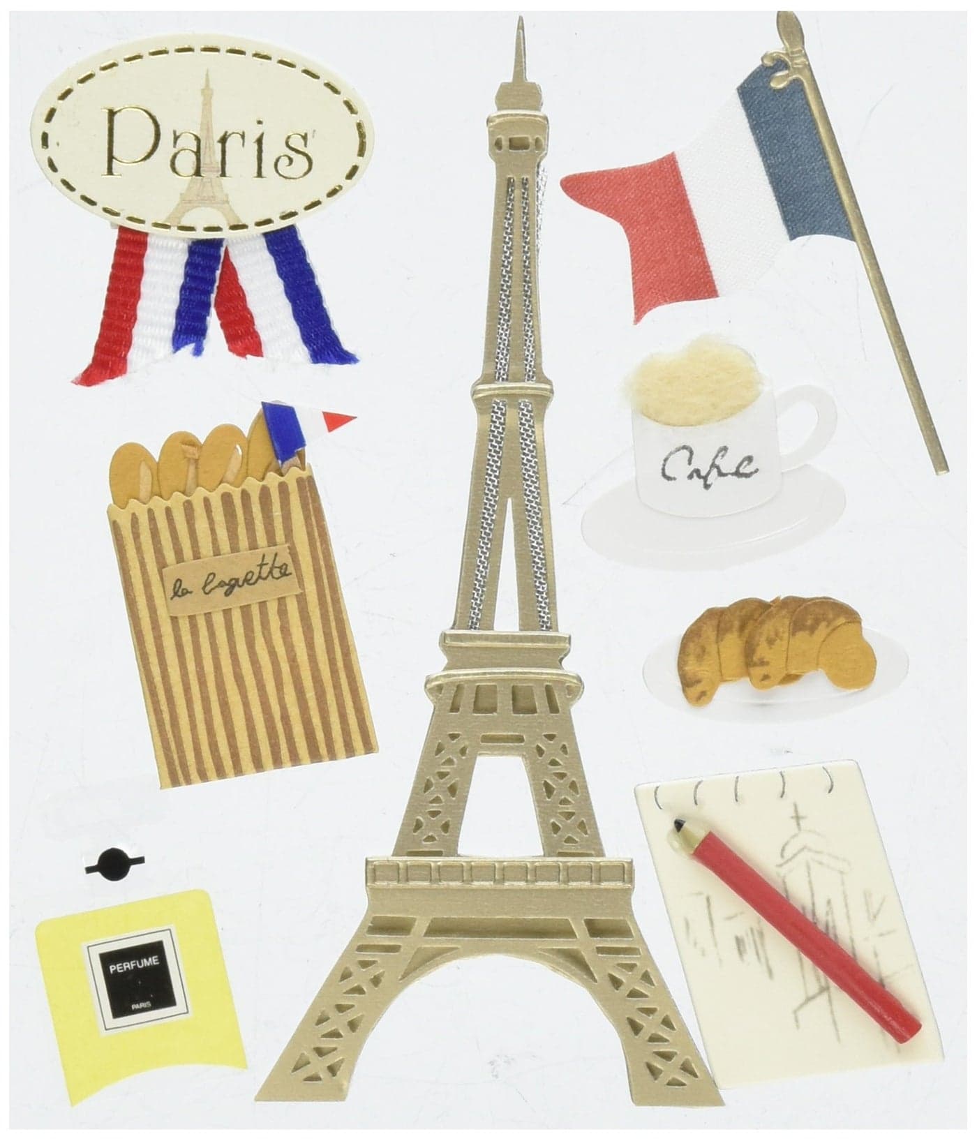 Jolee's Boutique Paris Stickers