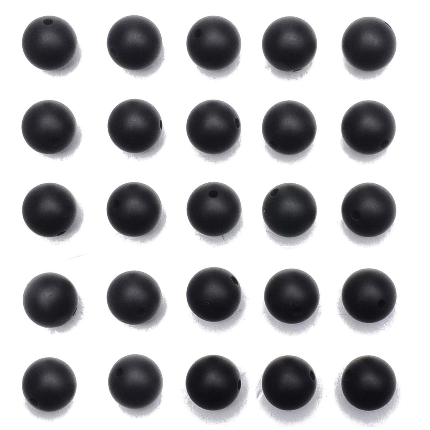 NCB Black Matte Onyx Beads 200pcs 4mm Round Gemstone Beads Spacer Charm Beads Natural Stone Loose Beads for Bracelet Necklace Jewelry Making 4mm 6mm 8mm 10mm Matte Black Onyx 4mm 200Beads
