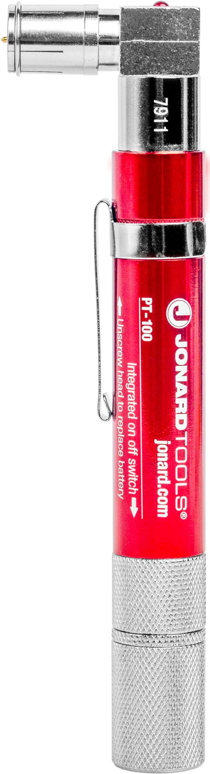 Jonard Tools PT-100 Coax Cable Wire Tracer Pocket Continuity Tester & Toner with Audible Beep and LED, Red