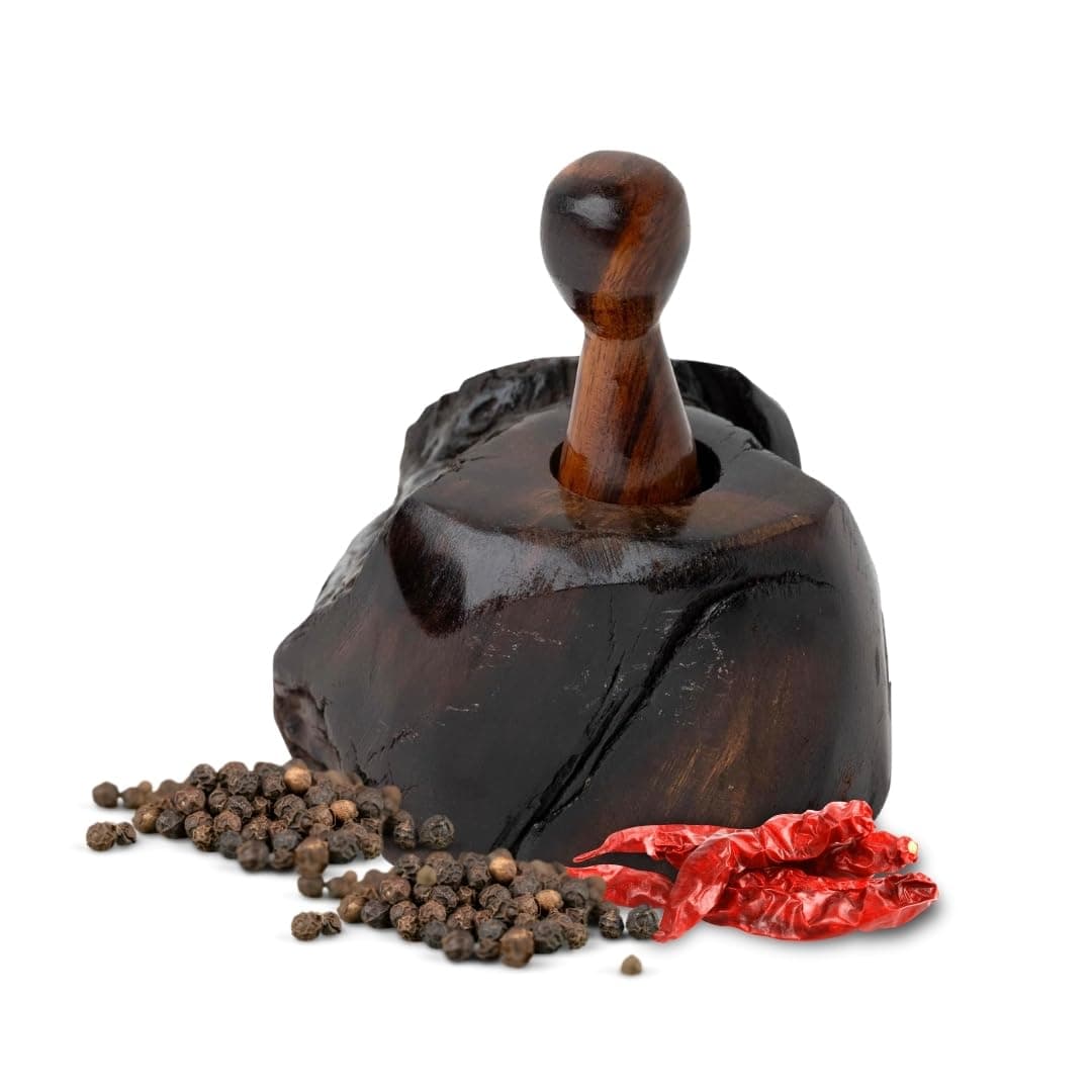 IECAP LLC Ironwood Pepper Grinder Manual Spice Grinder Wooden Pepper Mill Grinder Chiltepin Pepper Classic
