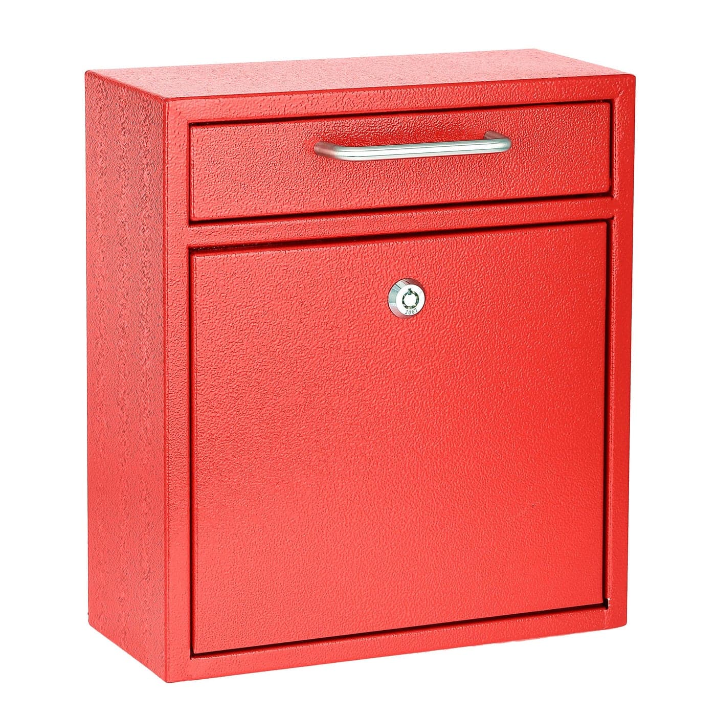 AdirOffice Wall Mount Mailbox Mailbox with Lock and Keys Durable Wall Mounted Locking Mailbox and Cash Drop Box for House Apartments and Bussiness After Hours Deposits