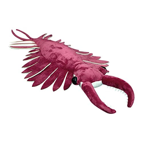 FRANKIEZHOU Simulation Anomalocaris Arthropod PlushLifelike 21 Cambrian Ancient Shrimp Stuffed AnimalSoft Shrimp Plush Toy Stuffed ToyCuddly ToysGifts for Kids