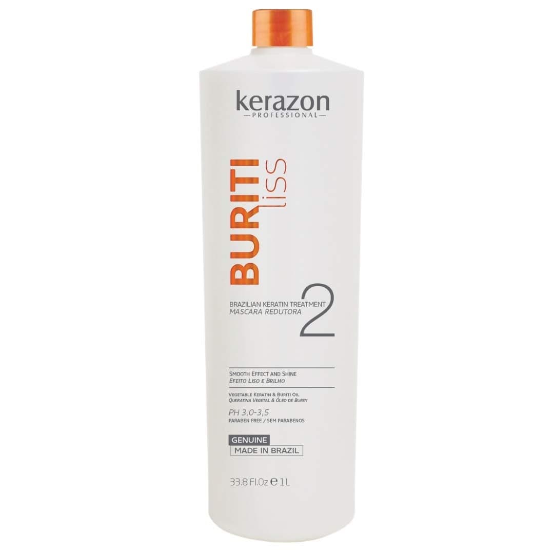 Brazilian Keratin Treatment 34floz1L Tratamiento de Keratina Brasilera Importada Buriti Liss by KERAZON