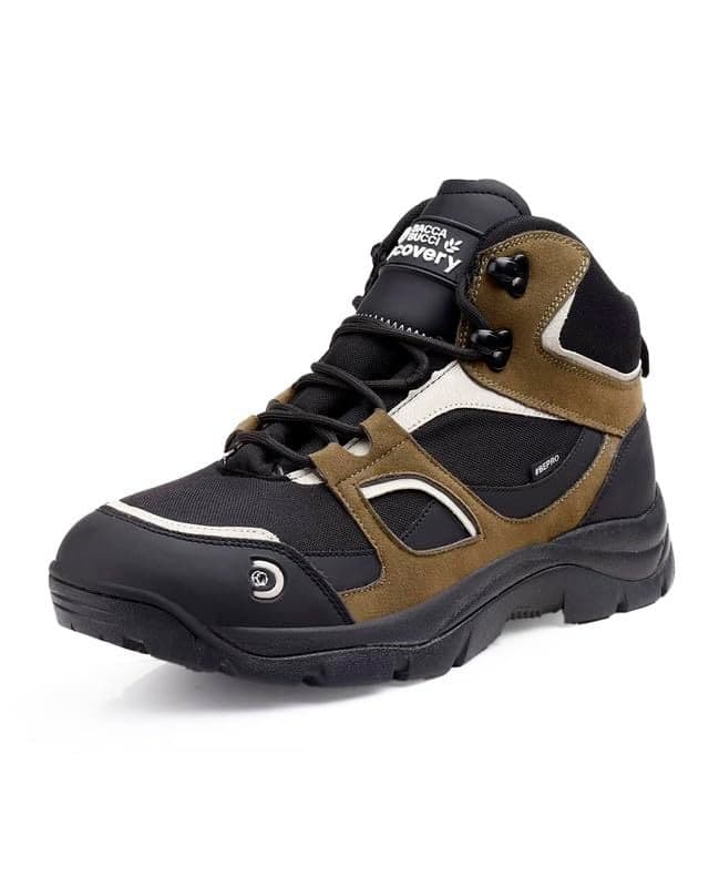 Bacca Bucci X Discovery Outrider – Official Discovery Licensed Trekking & Adventure Boots Olive and Grey UK 8