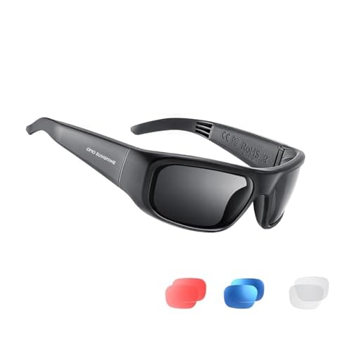 OhO sunshine Bluetooth Audio Sunglasses Lightweight Open Ear Sport Glasses 10H Playtime UV400 ANSI Z871 Water Resistant with Voice Control
