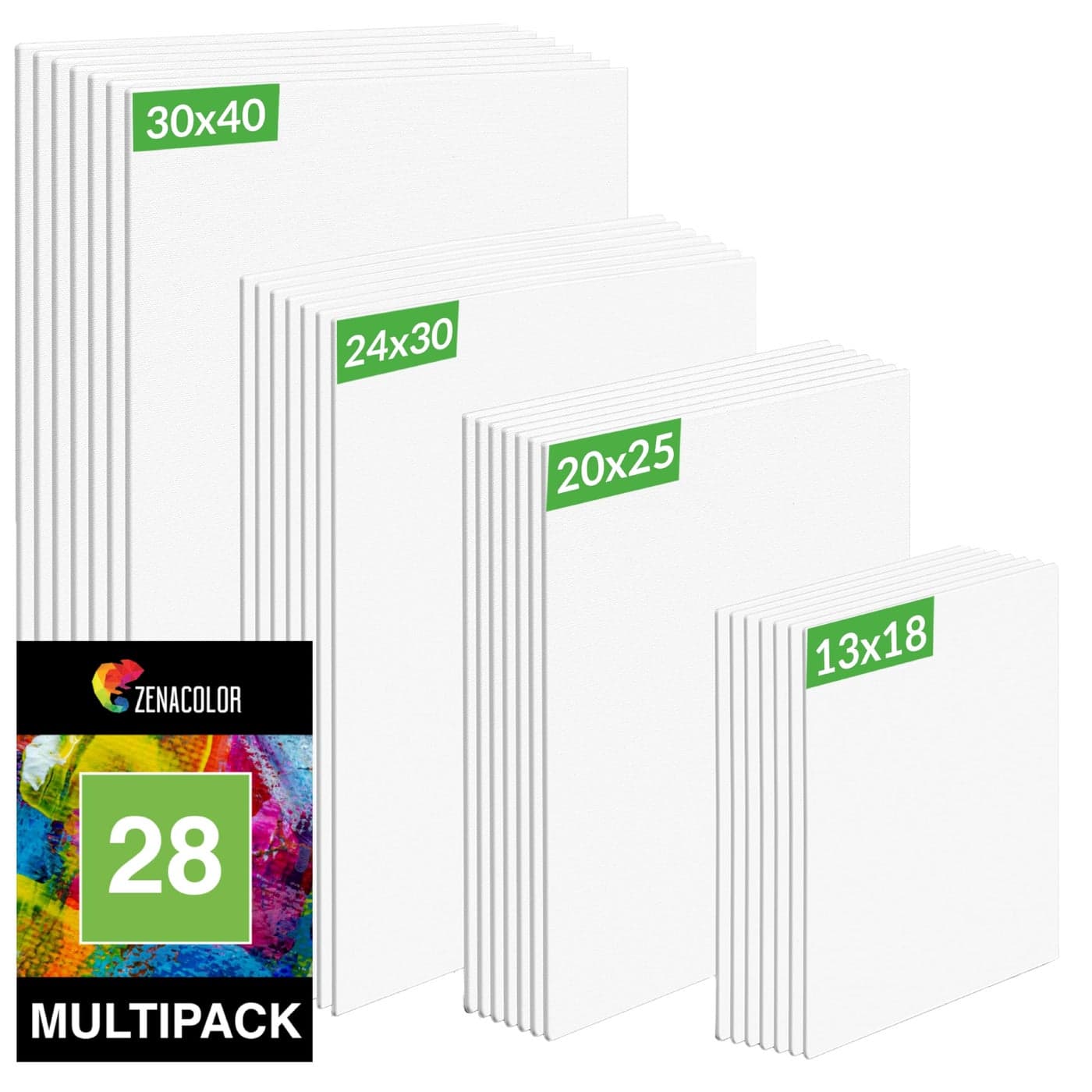 Canvas Painting Set of 28 Canvas Multi Sizes 13 x 18 cm 20 x 25 cm 24 x 30 cm 30 x 40 cm All Types of Painting