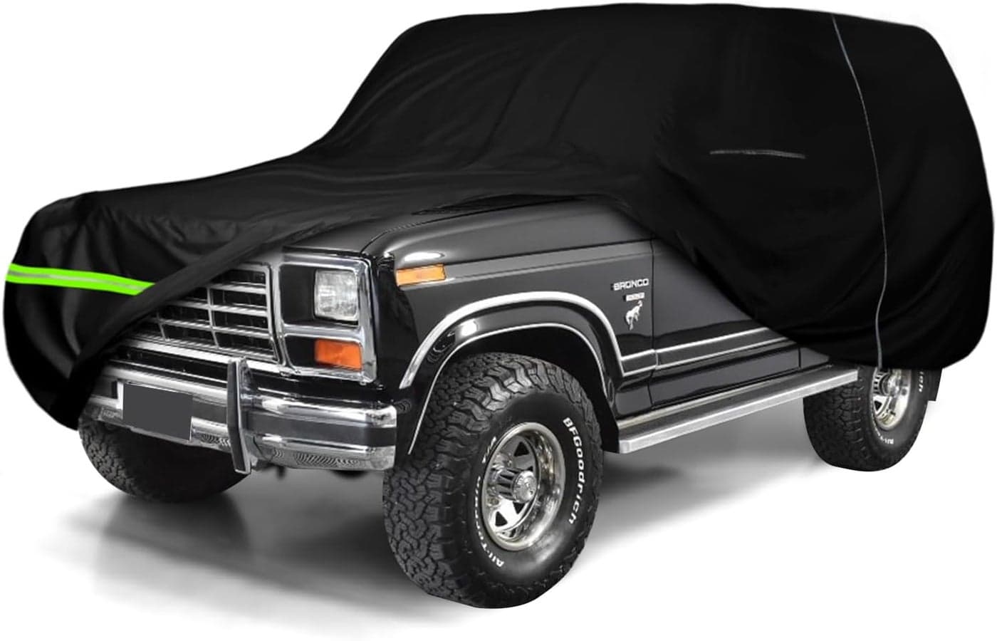 Waterproof Car Cover for 1978-1996 Ford Bronco - 6 Layers All Weather Protection
