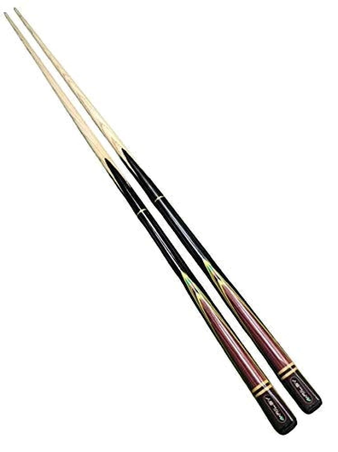 Snooker Billiard Pool M1 Quarter Joint Cue Stick in 9mm Tip Size (Pack of 2 Pcs)