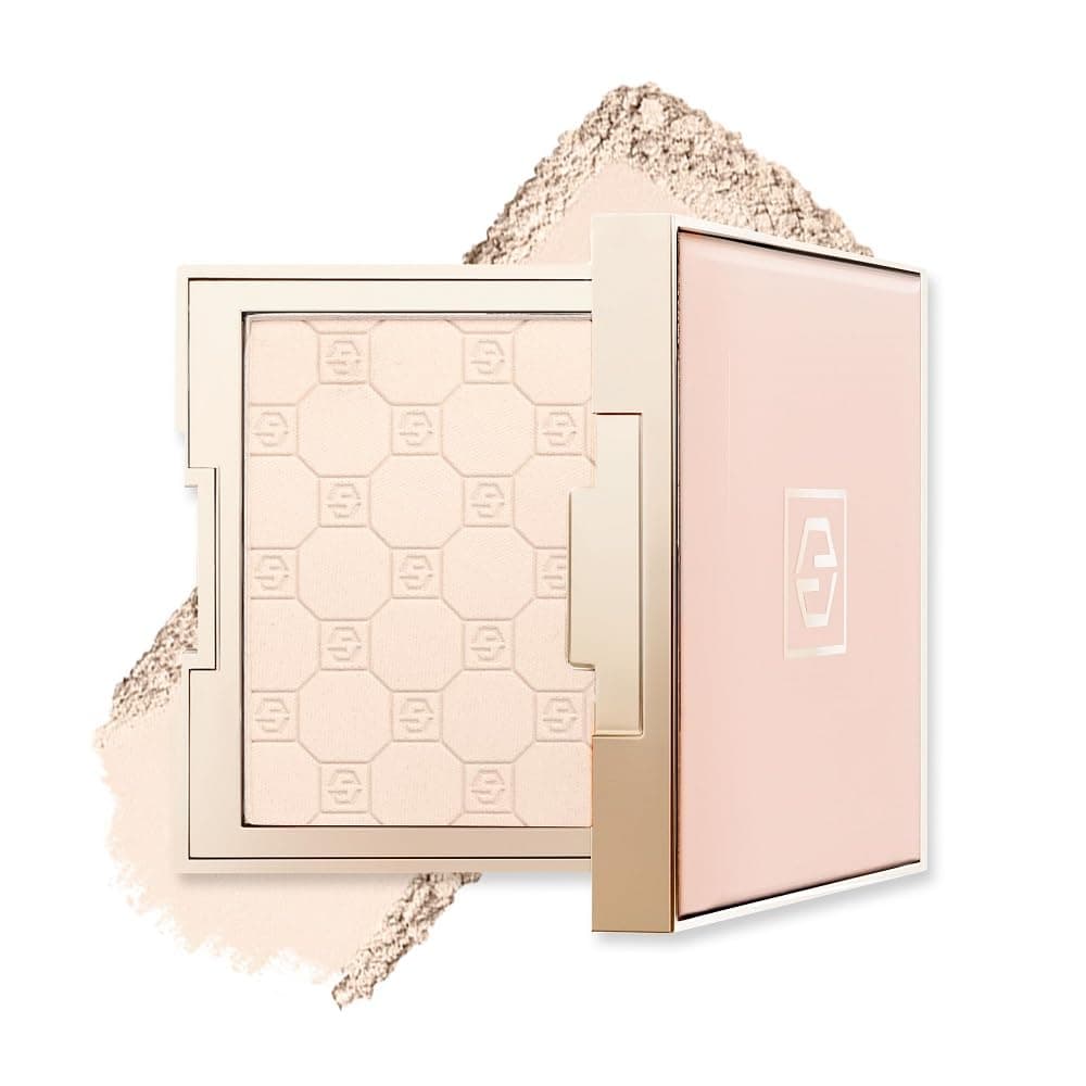 Jouer Soft Focus Hydrate Setting Pressed Powder with Matte Finish Blurring Powder for Fine Lines and Pores Set Face Makeup Foundation or Concealer Translucent