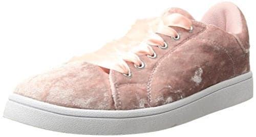 Sugar Women's Ginger Fashion Sneaker, Blush Velvet, 6 M US