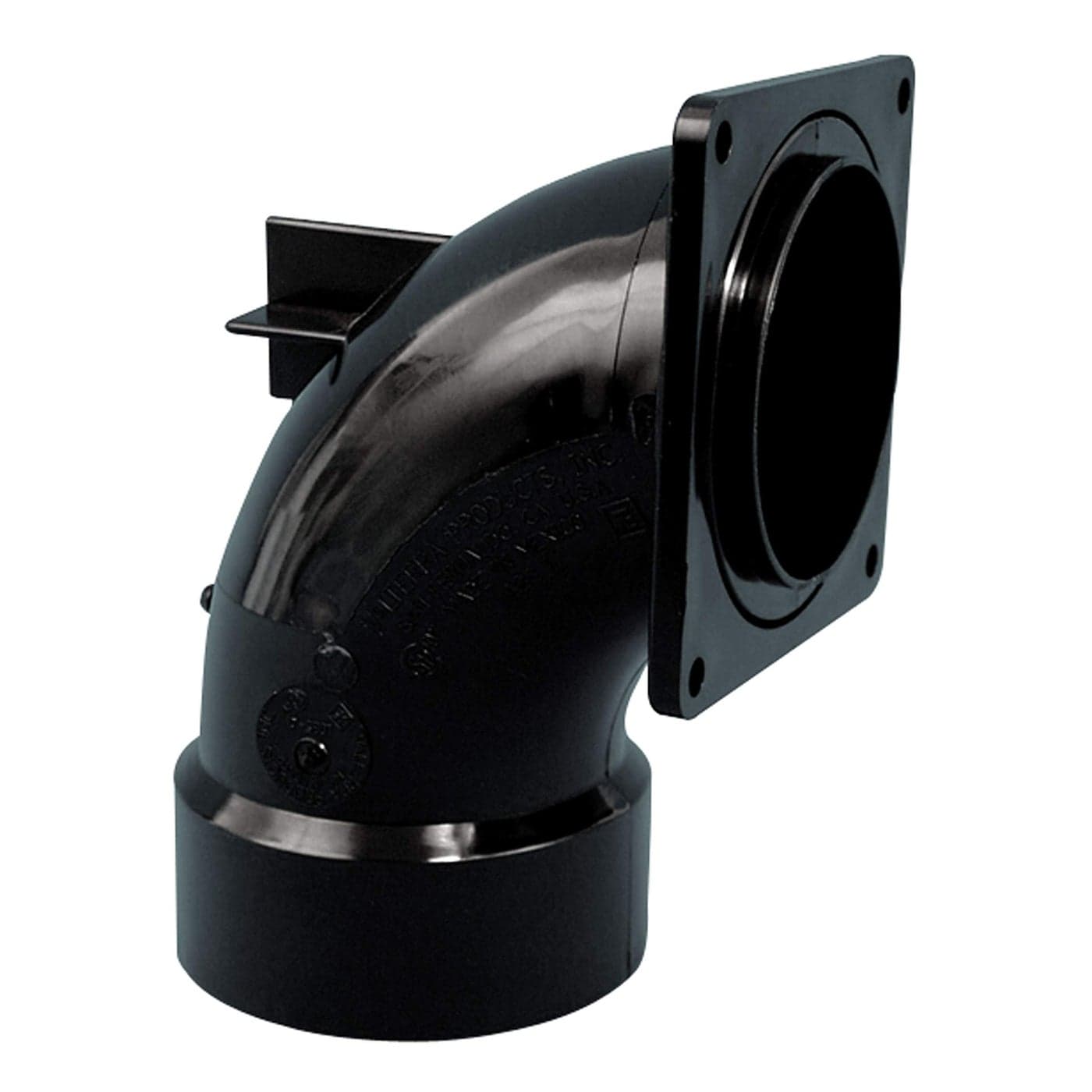 Valterra T10351 Flanged Valve Fitting 90 Ell 3 Hub x 3 Rotating FlangeBlack