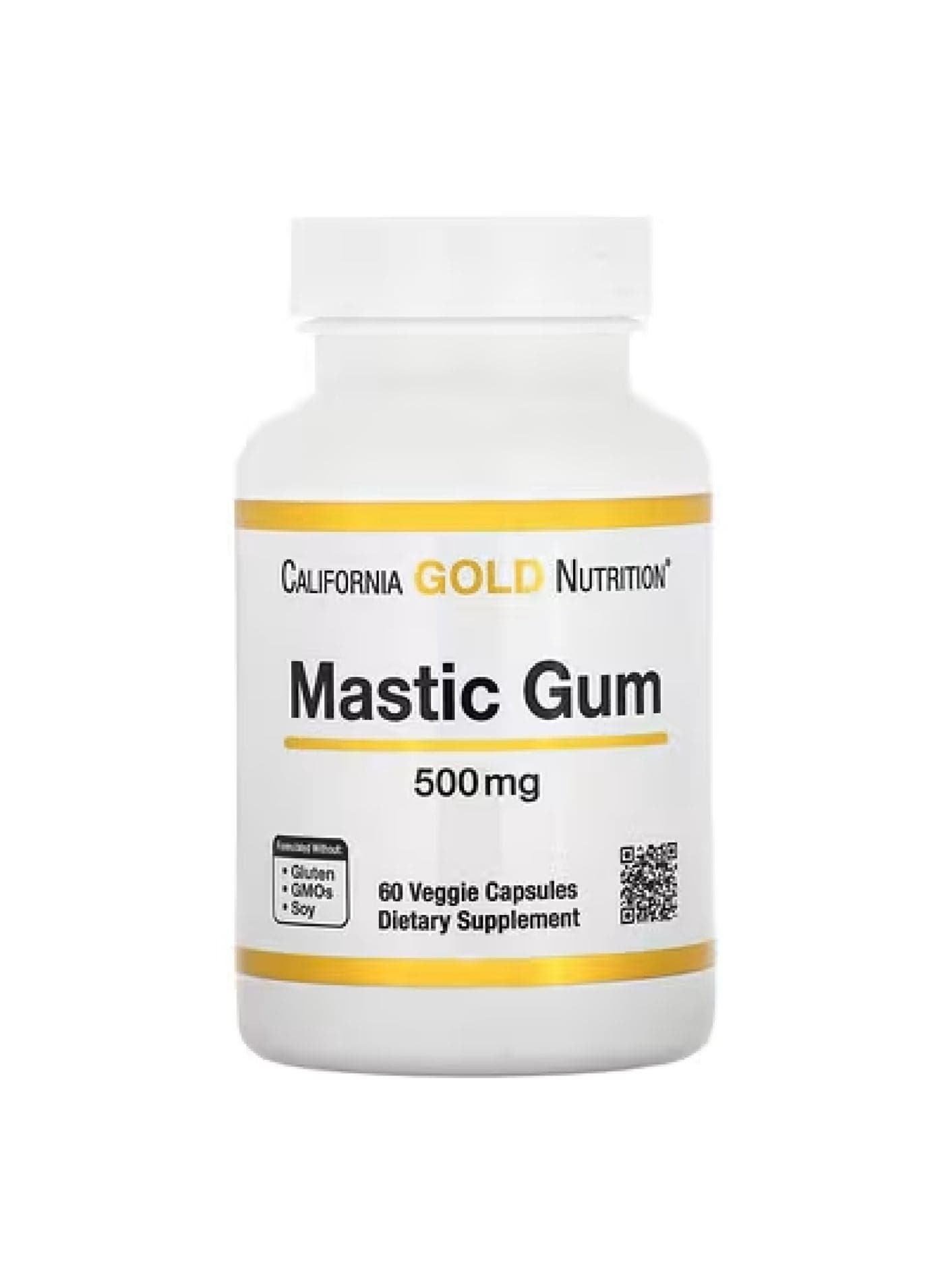 Mastic Gum, 500 mg, 60 Veggie Capsules