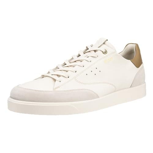 ECCO Street LITE Court, Limestone Suede/Nutmeg Brown, 13-13.5