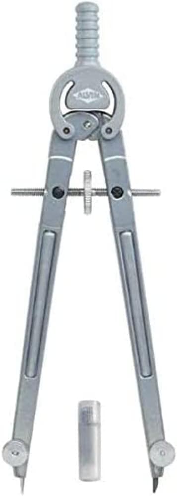 Alvin Bow Compass Geometry Precision and Drafting Compass Center Wheel Spindle 6 Inches