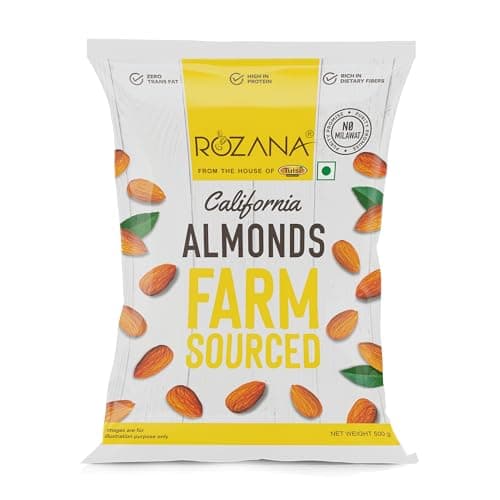 Tulsi California Rozana Almond, 500g,Raw