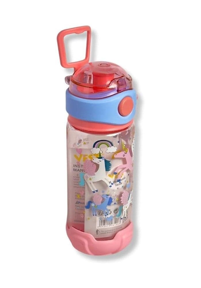 glitters Kids' Unicorn Water Bottle, 19 oz (580ml) - Perfect for School and Sports