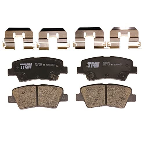 TRW Pro TRC1812 Disc Brake Pad Set For Hyundai Elantra 2017-2020, Rear, And Other Applications