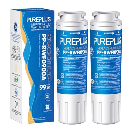 PUREPLUS UKF8001 Refrigerator Water Filter Replacement for Maytag UKF8001P EDR4RXD1 Everydrop Filter 4 PUR 4396395 Puriclean II UKF8001AXX200 UKF8001AXX750 RWF0900A RFC0900A 469006 2Pack