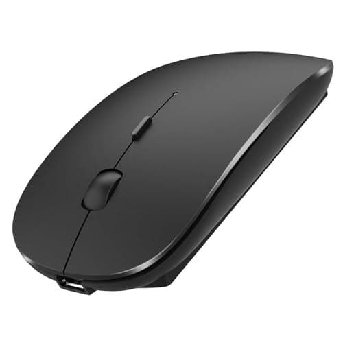 PEIBO Bluetooth Wireless Mouse for Laptop mac MacBook ipad MacBook air MacBook pro pc Desktop Computer Windows Chromebook Notebook (Black)