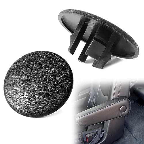 2pcs Armrest Cap Cover Compatible with 07-19 Tahoe Suburban Yukon Cadillac Escalade Seat Parts - Replaces 15279689 Vehicle Accessories Left or Right Rear Bucket Seats Arm Rest Handle Trim Bolt-Black