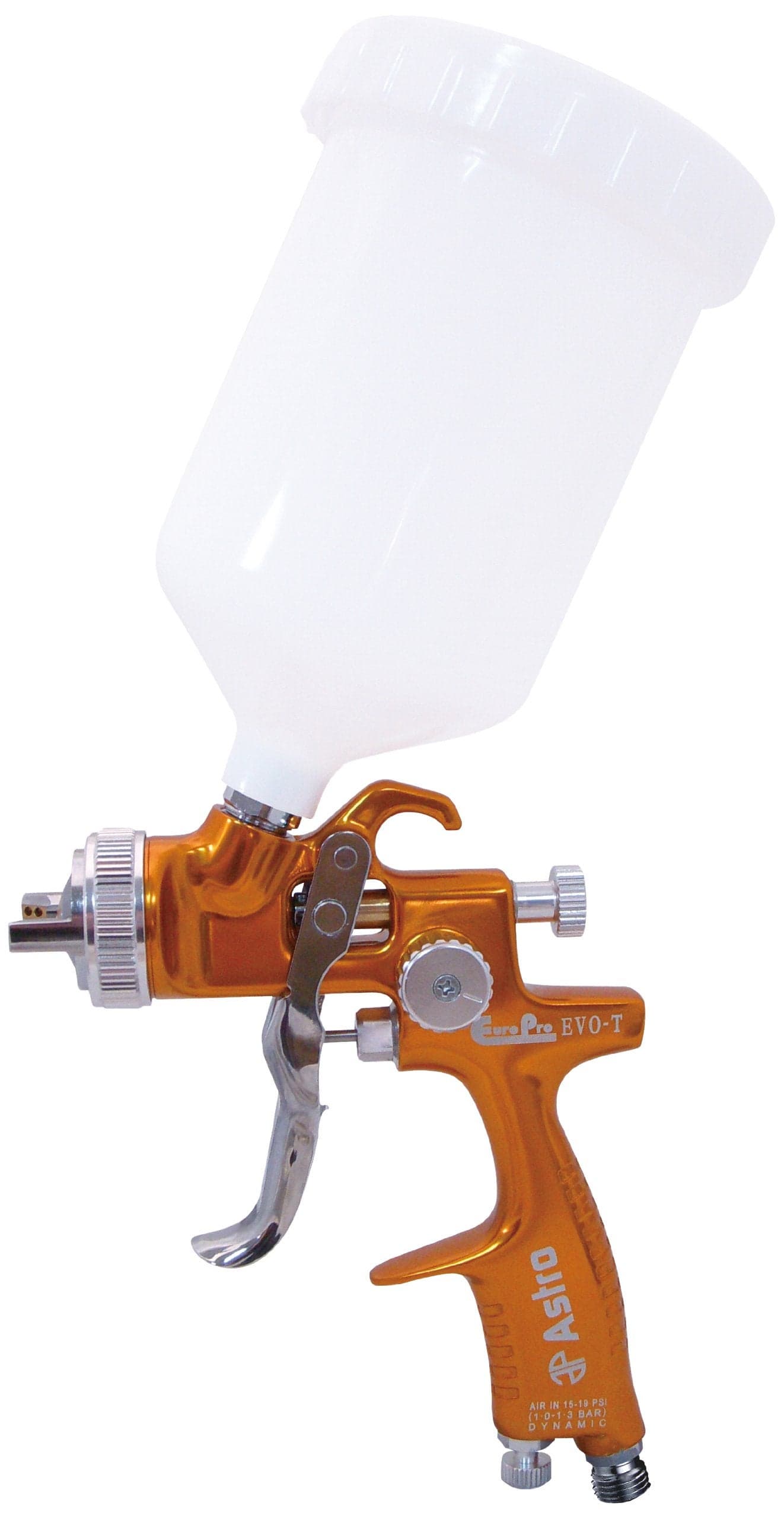 Astro Tool EVOT14 EuroPro Forged EVOT Spray Gun with Plastic Cup 14mm Nozzle
