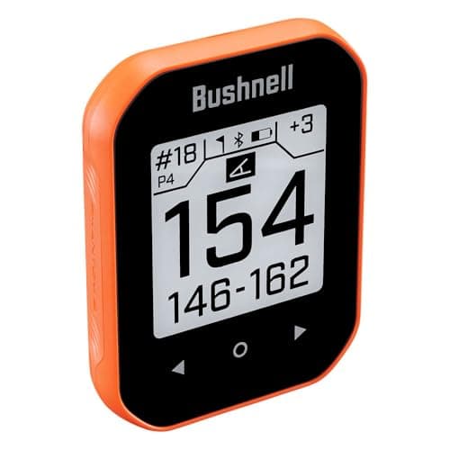 Bushnell Golf Phantom 3 Slope GPS – Handheld Golf Rangefinder with Slope‑Adjusted Yardages, Touchscreen, BITE Magnetic Mount – 38,000+ Courses - Orange