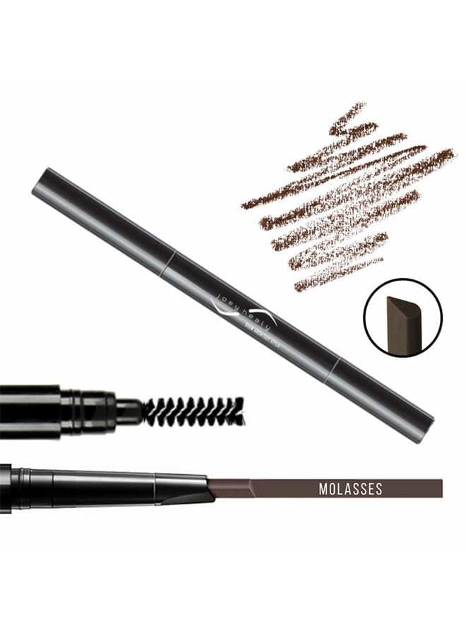Brow Architect Stylo, Precision Waterproof Eyebrow Pencil and Long-Lasting Eyebrow Enhancer, Molasses (Medium to Rich Brunette)