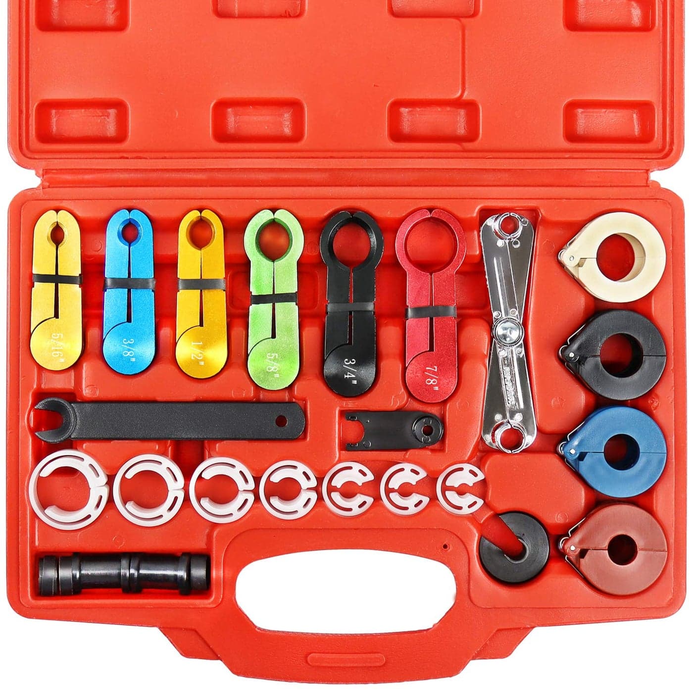 YSTOOL Master Quick Disconnect Tools 22PCS Kit for Automotive AC Line Fuel Hose and Transmission Oil Cooler Tube to Repair Fuel Pump Fuel Filter Compatible with GM Ford Dodge Mazda and Chrysler