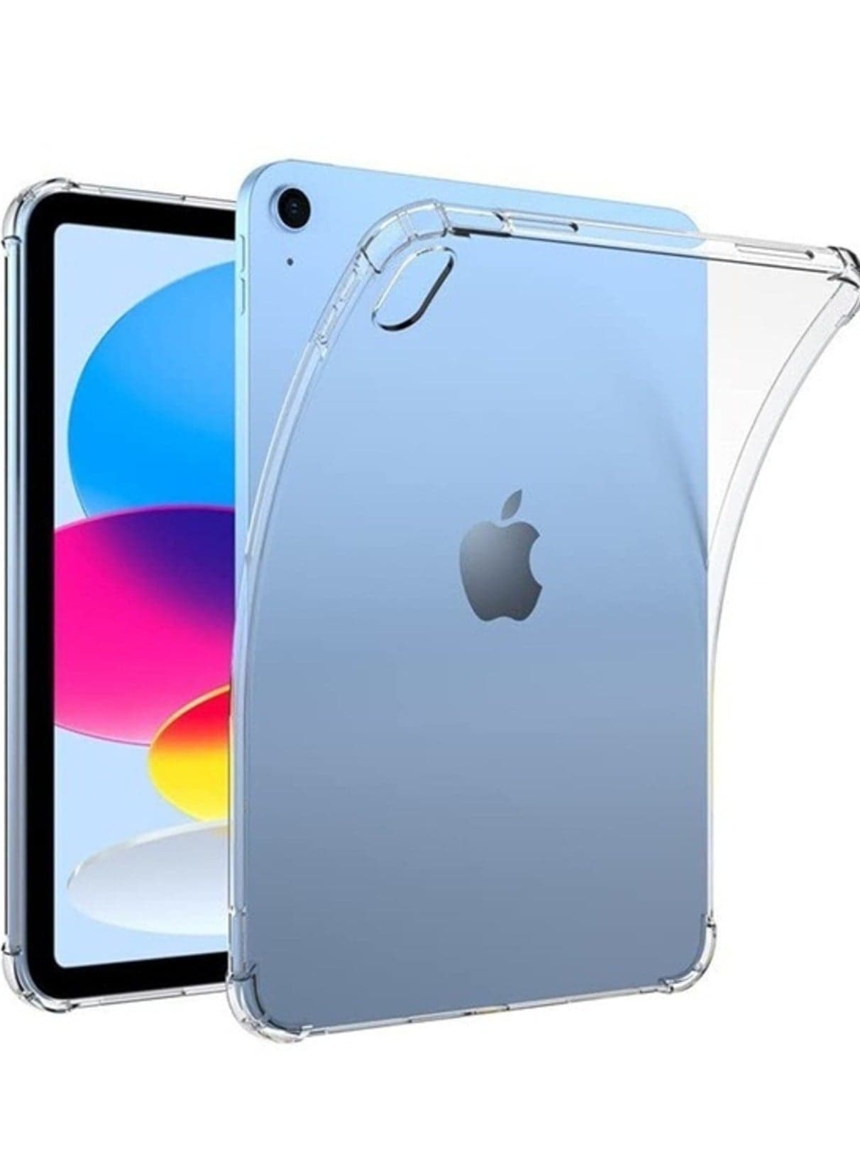 iPad Air 13 inch (2024) Case – Clear Shockproof Shell with Corner Protection, Ultra-Thin Flexible TPU Cover