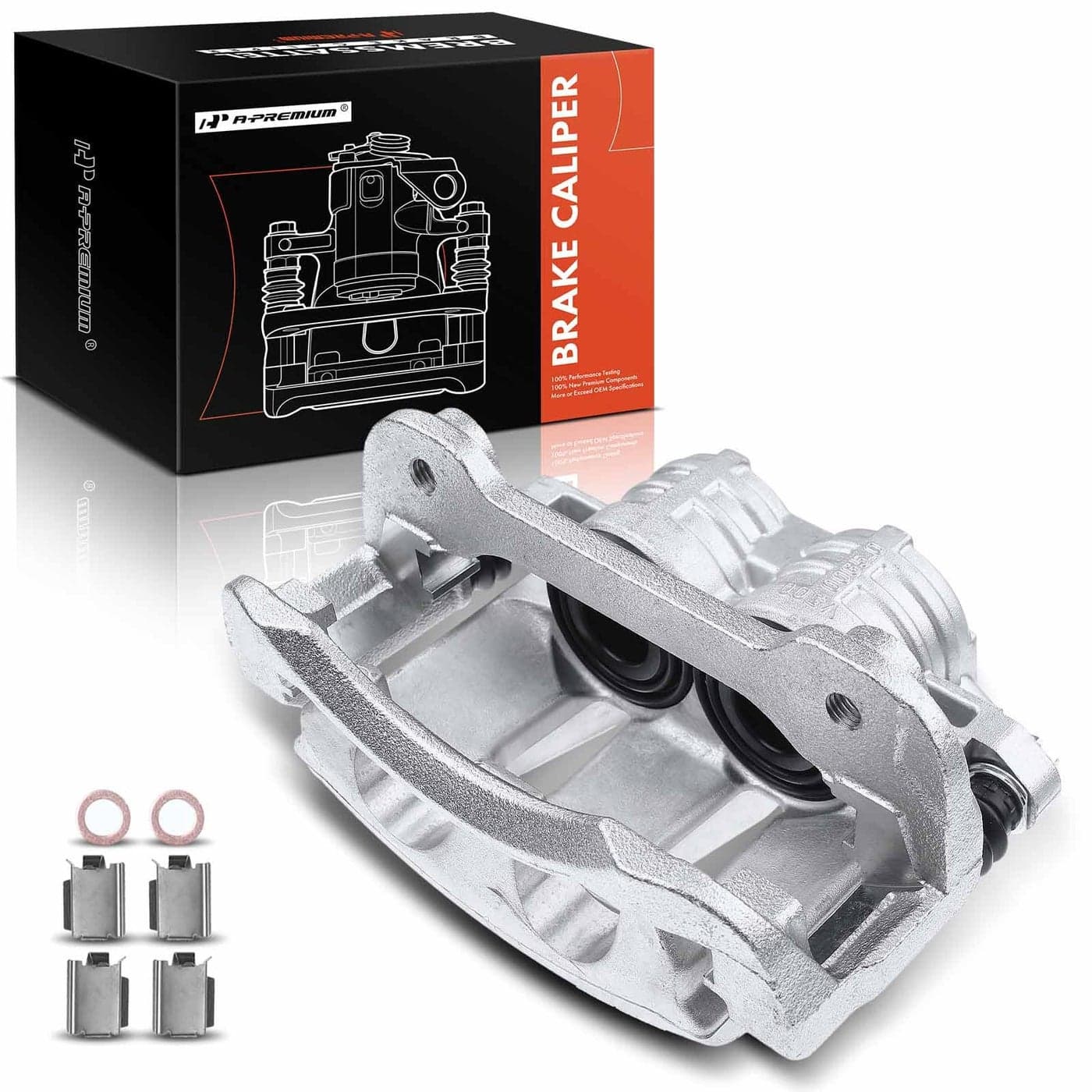 APremium Disc Brake Caliper Assembly with Bracket Compatible with Select Ford Models For Mustang 2005201020122014 Front Left Driver Side