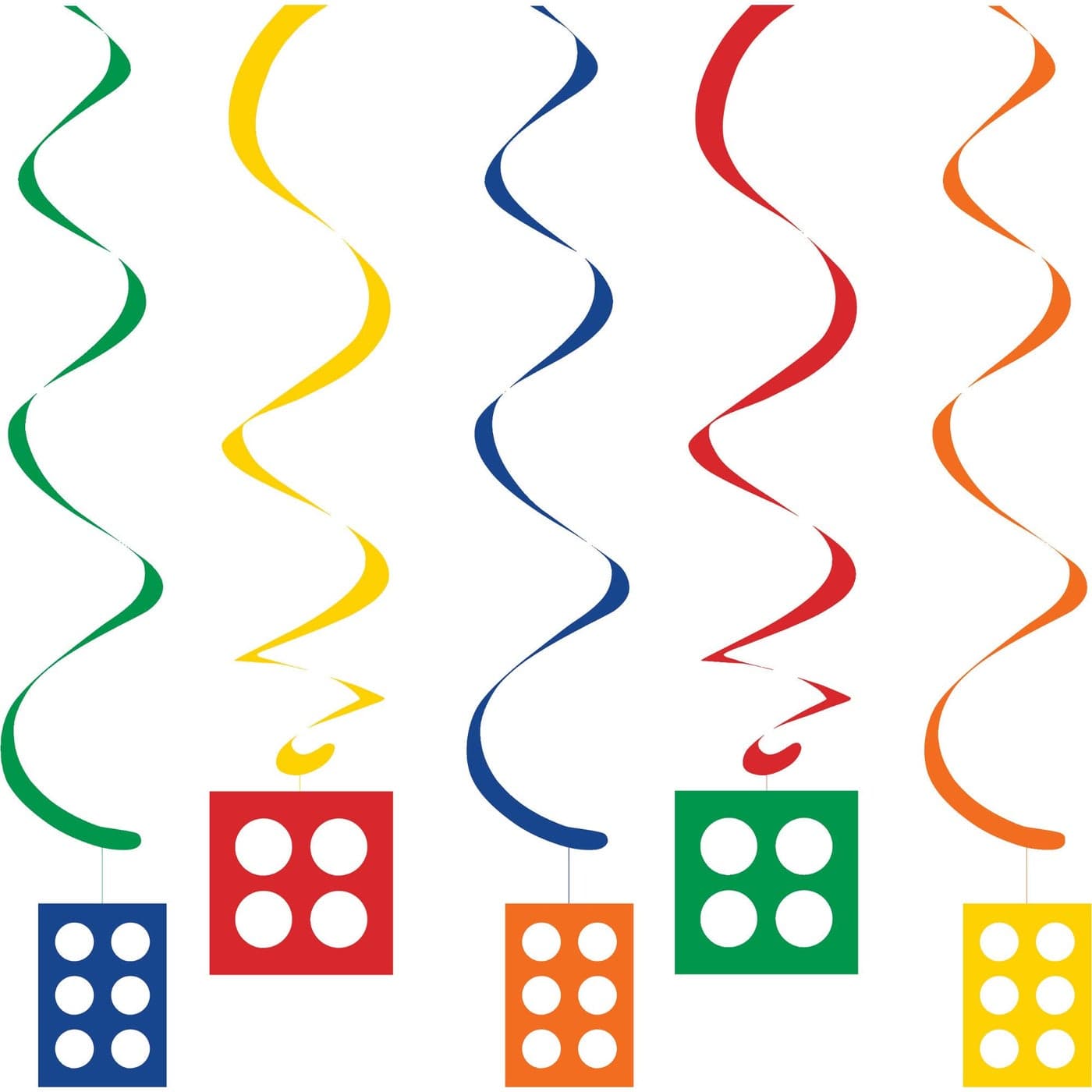 Creative Converting 5 Dizzy Danglers Assorted with Cutouts