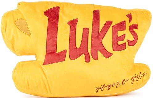 Jay Franco Gilmore Girls Lukes Diner Coffee Cup Shaped Decorative Pillow Super Soft Plush Throw Pillow Meausures 17 Inches