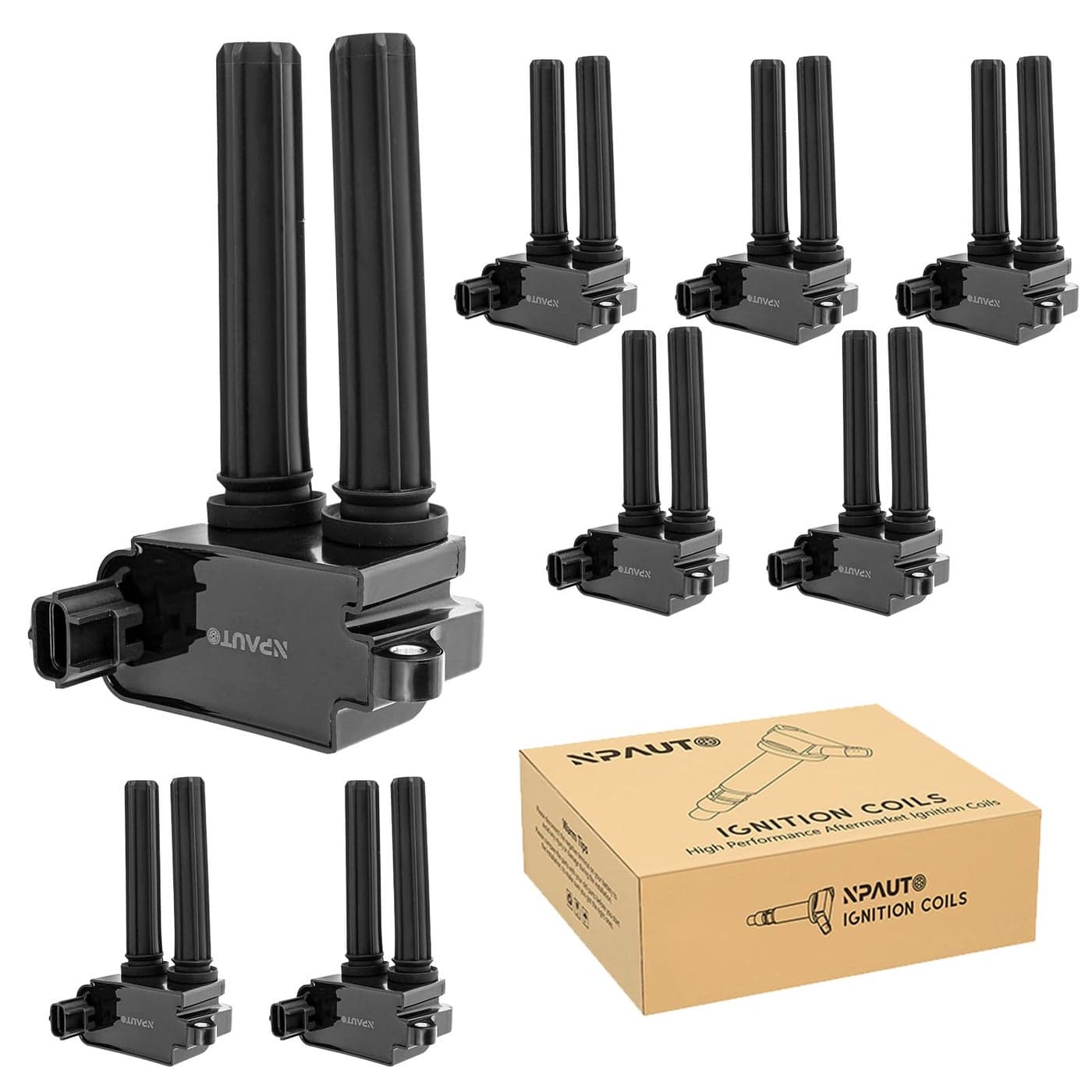 Ignition Coil Pack Set fit for V8 57 Hemi 20052020 Dodge Ram 1500 2500 3500 Dodge Charger Challenger Durango Magnum Chrysler 300 Jeep Grand Cherokee Commander UF504 C1526 8pcs