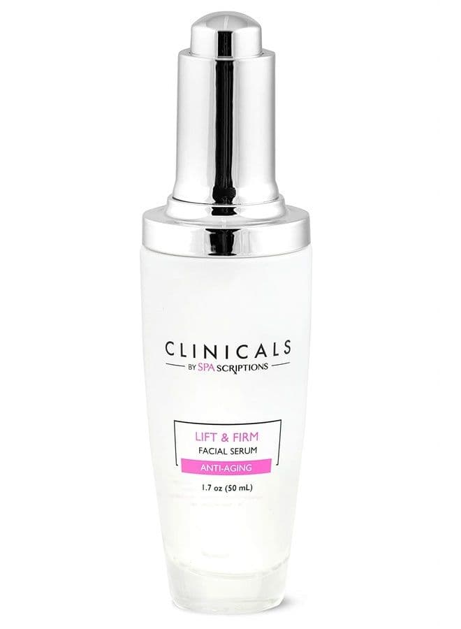 Spascriptions Clinicals Face Serum with Collagen & Ceramides for Depuffing & Tightening - 1.7 Ounce (Lift & Firm)
