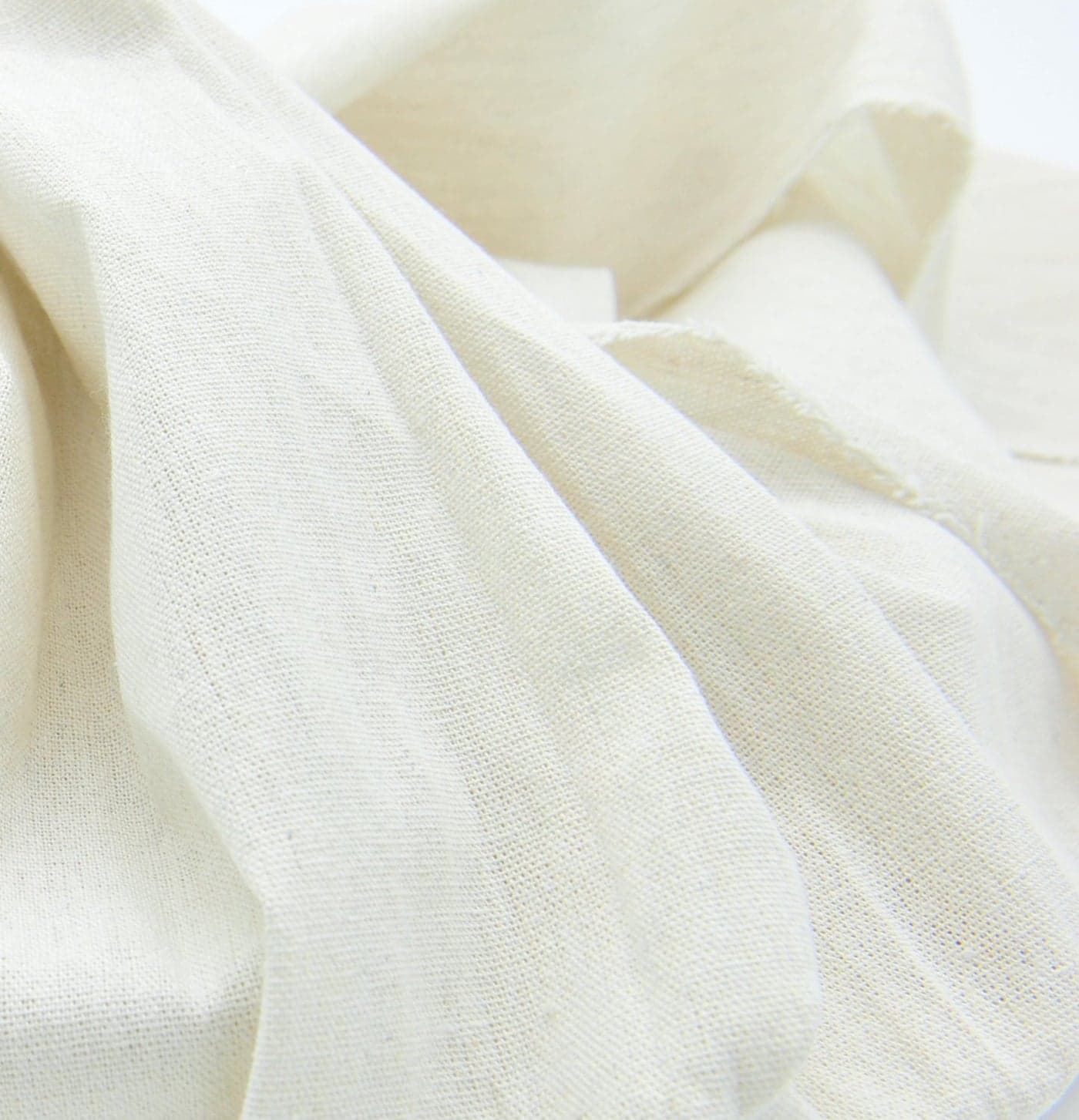 Ivory Linen Needlework Embroidery Fabric Cross Stitching Plain Solid Color Aida Cloth Rose Flavor
