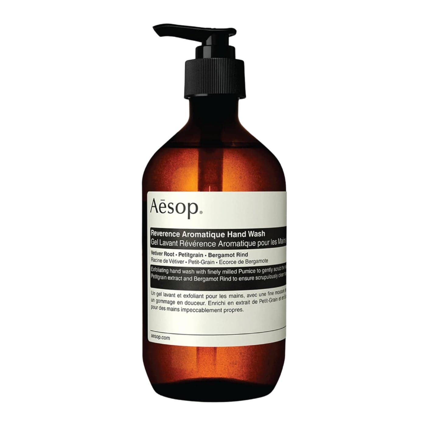 Aesop Reverence Aromatique Hand Wash | Cleanse and Exfoliate Hands with Botanical Extracts And Finely Milled Pumice | 16.9 oz