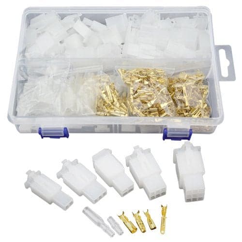 WMYCONGCONG 580 PCS Automotive Electrical Wire Connectors Kit 28mm 2 3 4 6 9 Pin Automotive Electrical Wire Male Female Socket Plug Pin Header Crimp Wire Terminals 25 Kits 4mm Bullet Connectors
