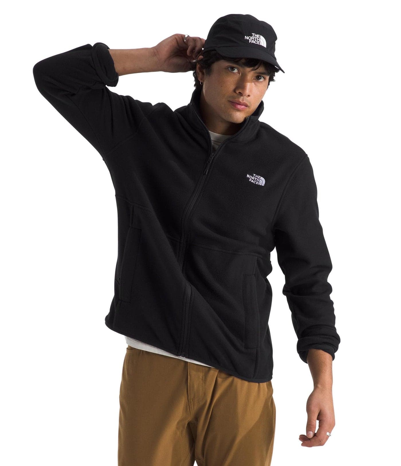 The North Face Men's Glacier Fleece Jacket, TNF Black, X-Large