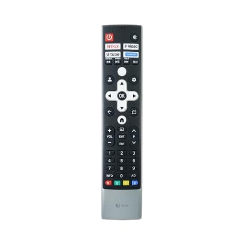 7SEVEN® Remote Control Compatible with Blaupunkt Google TV LED UHD 4K Smart TVs - Ensure Key-by-Key Match with Original Remote for Perfect Compatibility - No Voice Command, Plug & Play Functionality