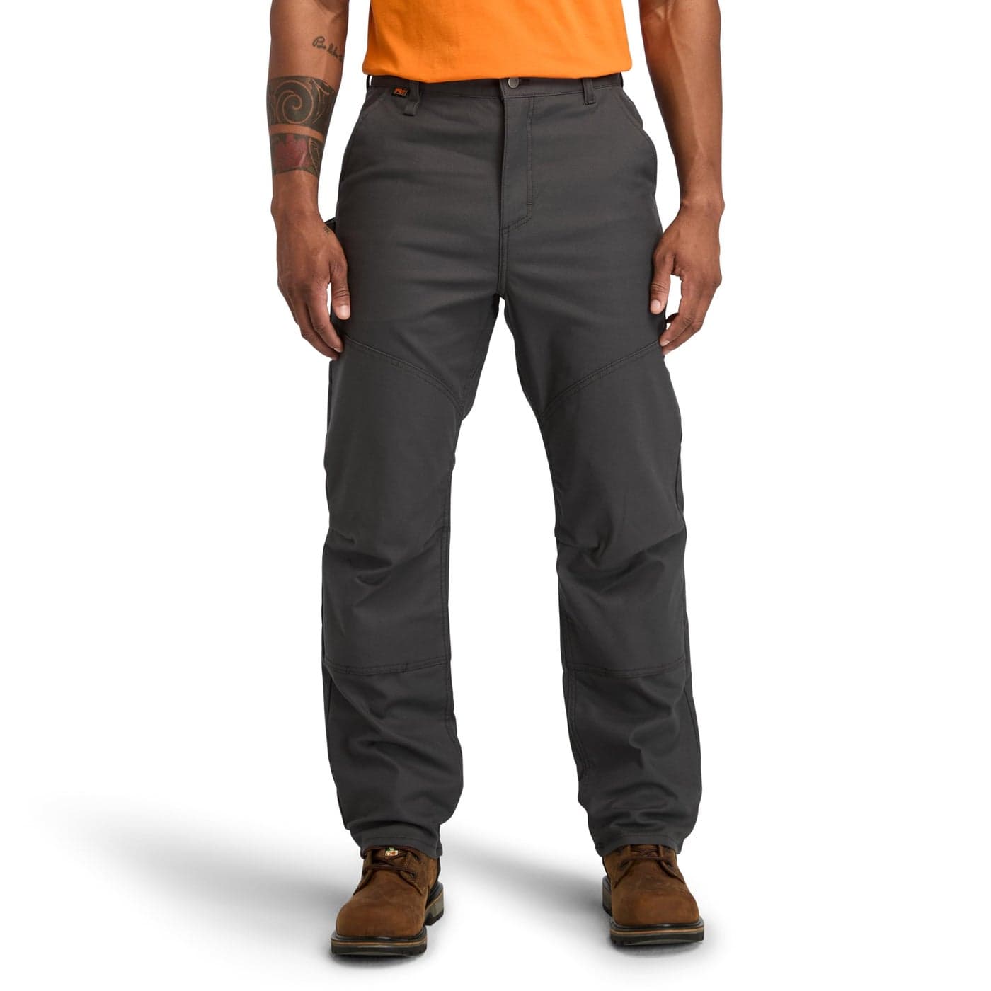 Timberland PRO Mens Gritman Flex Athletic Fit Double Front Utility Work Pant Asphalt 32W34L