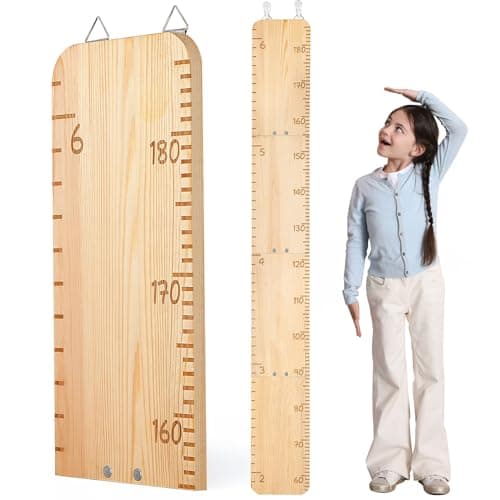 Growth Chart for Wall Wooden Height Chart for Kids Unicorn Castle Height Measurement for Wall Kids Height Wall Chart Kids Room Nursery Wall Decor