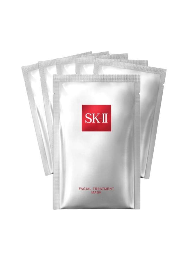 Facial Treatment Mask for Unisex - 6 Pcs Treatment