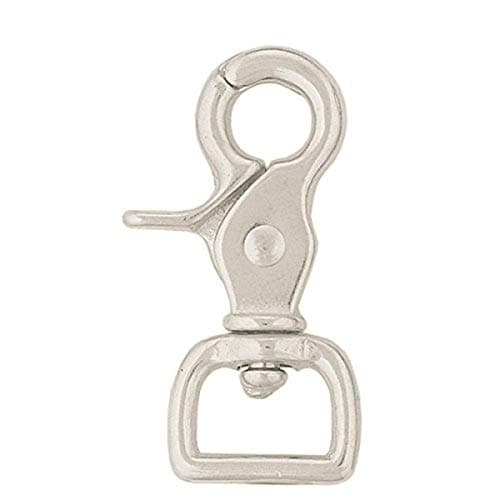 Weaver Leather Round Scissor Snap Nickel Plated 1