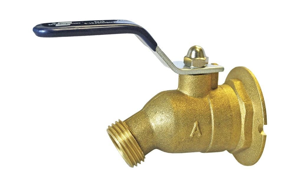 American Valve M74QT 1/2" Quarter Turn Sillcock FIP, 1/2-Inch