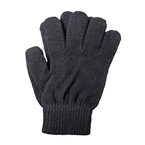 A&R Sports Knit Gloves, Black, One Size
