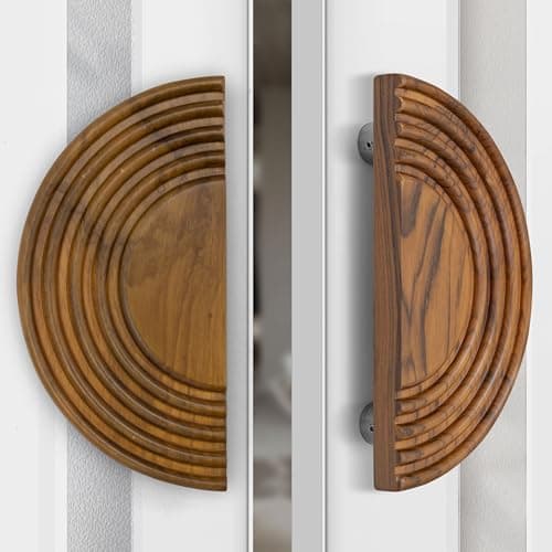Plantex 8 Inch Main Door Handle/Wooden Handle for Door/Pull-Push Door Handle/Door Accessories (Pack of 1)