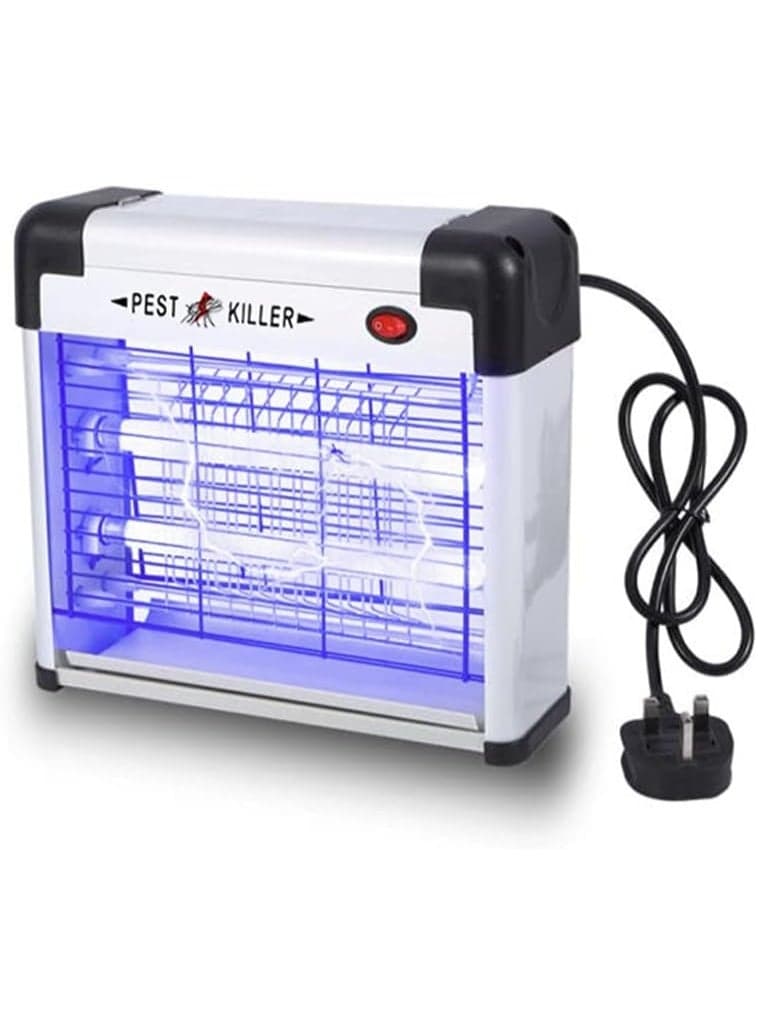 Electric Insect Killer Lamp 12W Mosquito Fly Bug Zapper With UV Attraction Grid Chemical Free Pest Control For Indoor Outdoor Home Shop Restaurant Use