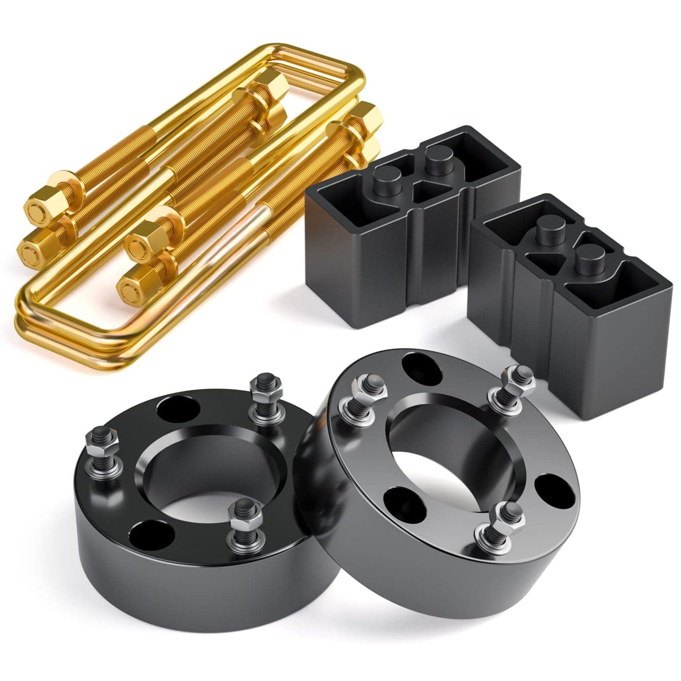 KSP Lift Kit for F150 3 Front and 3 Rear Suspension Kit for 20042020 F150 3 Inch Front Struct Spacers 3 Inch Rear Lift Blocks Leveling Kit Truck Body Lift Kit 3 Inch for F150 2WD 4WD