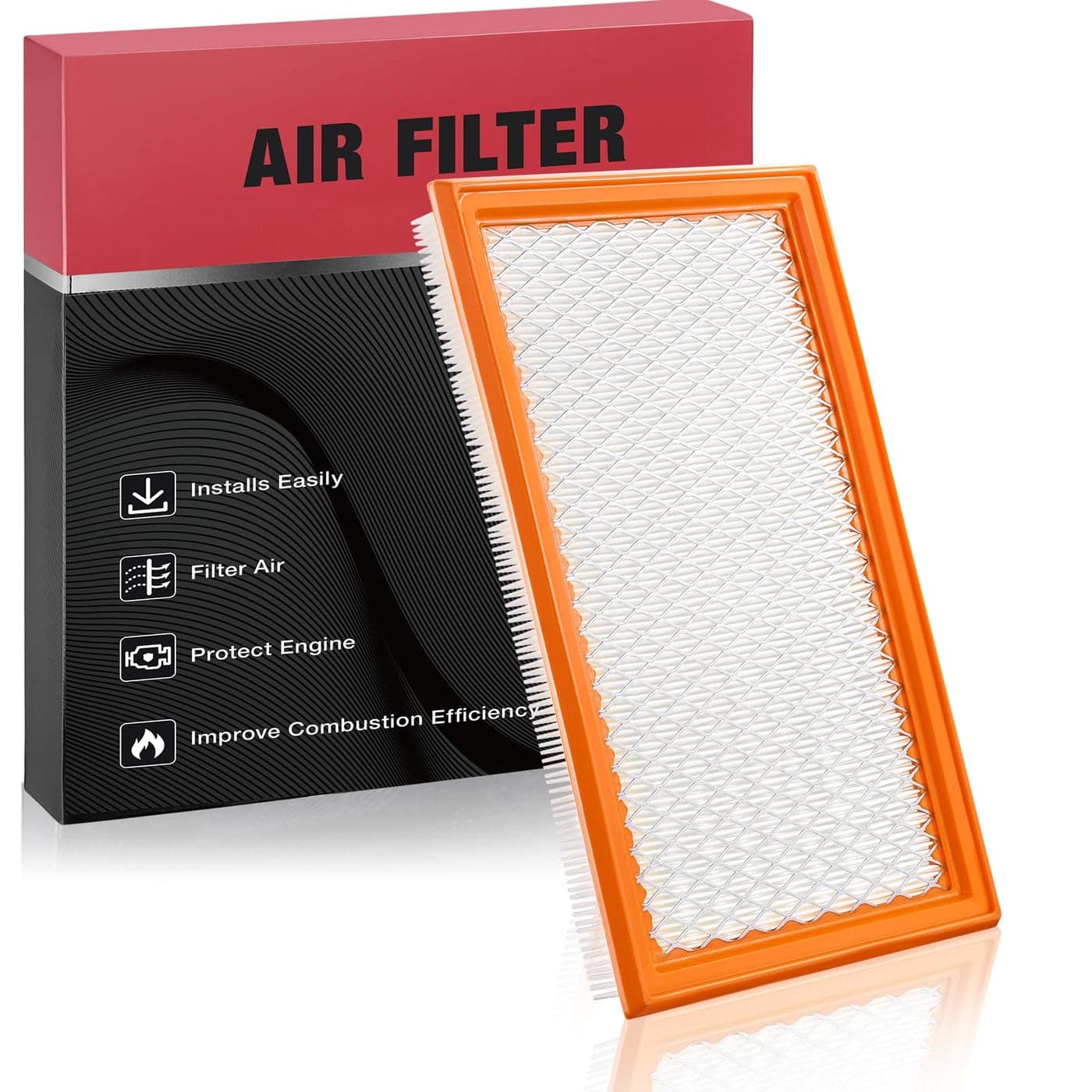BDFHYK CA4309 Engine Air Filter Compatible with Nissan Maxima Murano Pathfinder Altima Quest 350Z Frontier Xterra Sentra 200SX Axxess D21 Pulsar NX Compatible with Subaru ForesterImpreza