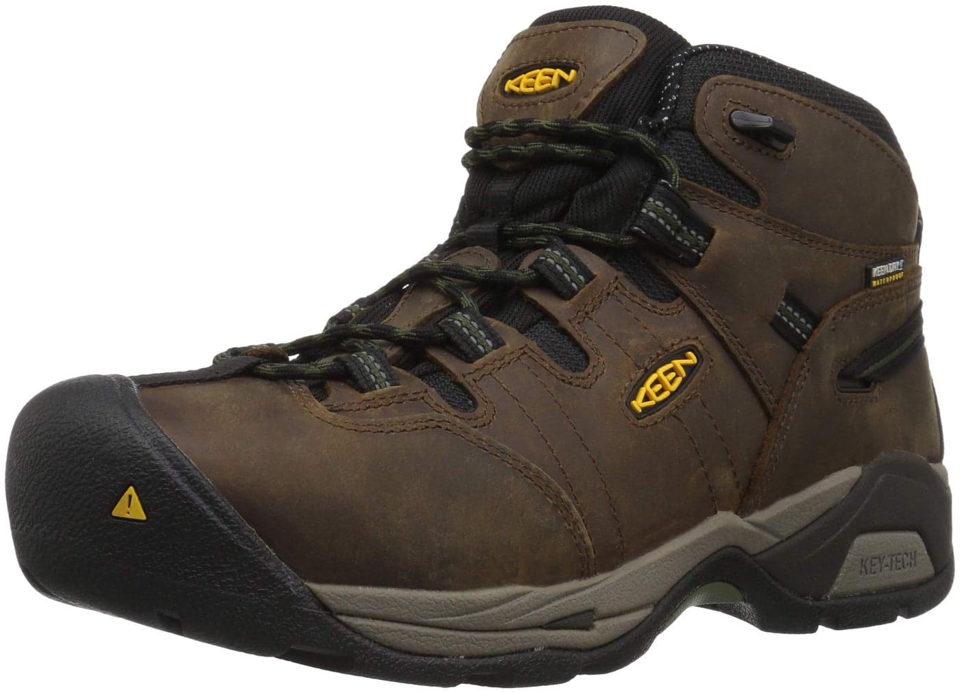 KEEN Utility Mens Detxtmstwp P Work Boots Brown 105 Wide US